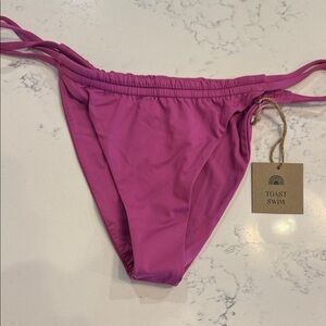 Free People Pink Bikini Bottom